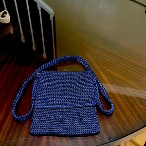The Sak Navy blue cross body bag